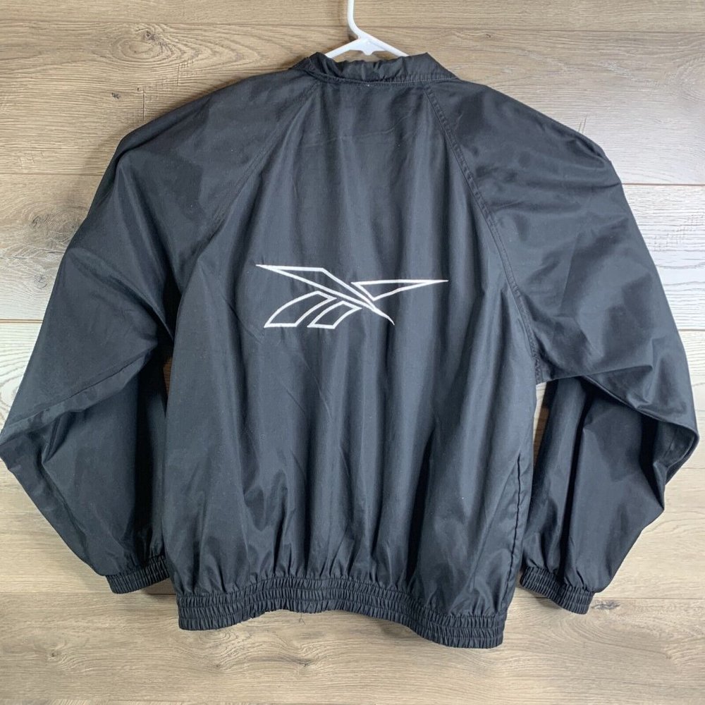 Reebok Mens Full Zip Windbreaker Embroidered "Get Teed Off At O.U."  Black Sz M - Picture 11 of 11